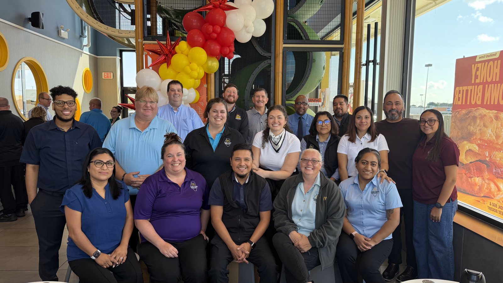 Linders Family McDonald's crew and team members
